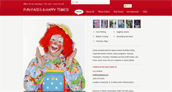 Desktop Screenshot of funfacesandhappytimes.com